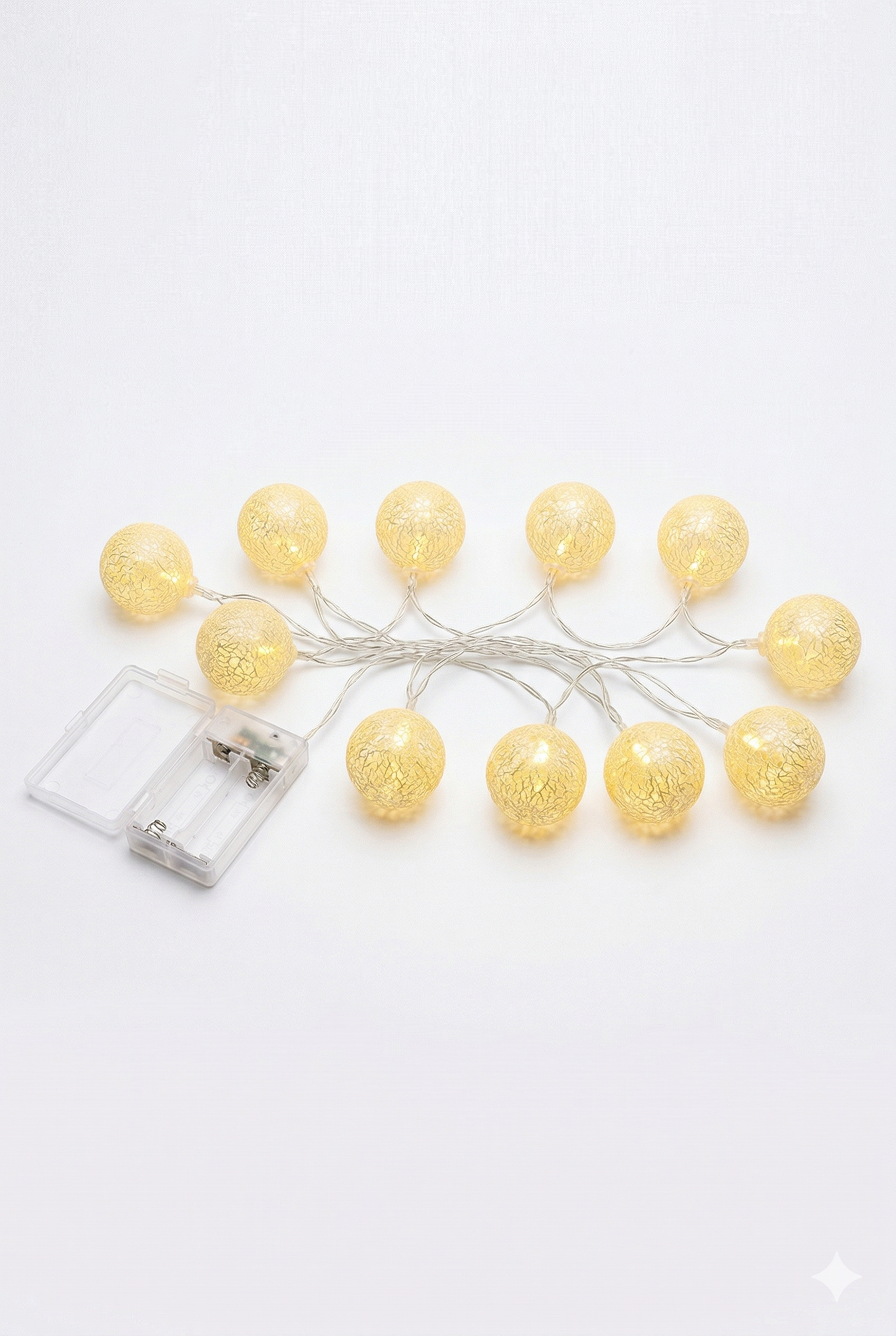 2 Metre 10’lu Top LED Işık - Pilli Gün Işığı Dekoratif Aydınlatma